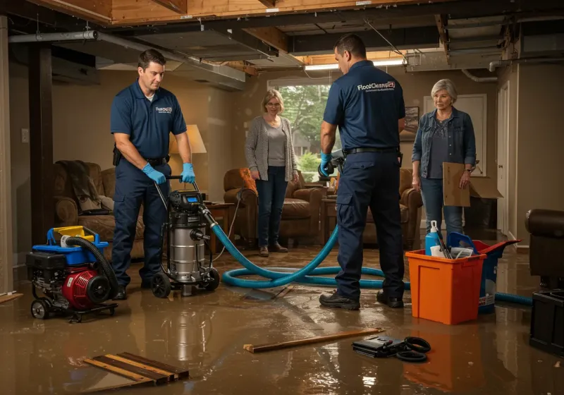 Basement Water Extraction and Removal Techniques process in Paden City, WV